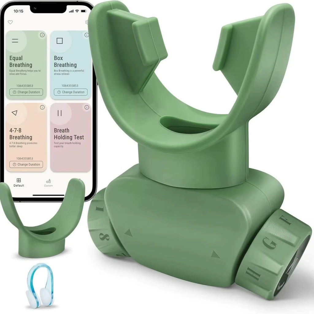 Professional APP Training Companion Breathing Exerciser Lung Trainer Lightweight Professional Strengthen Breathing Exercise